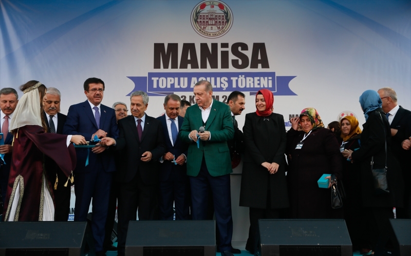 Cumhurbaşkanı Erdoğan Manisa'da