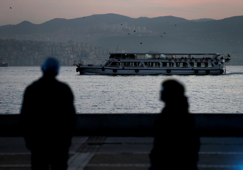 İzmir'de akşam güzelliği