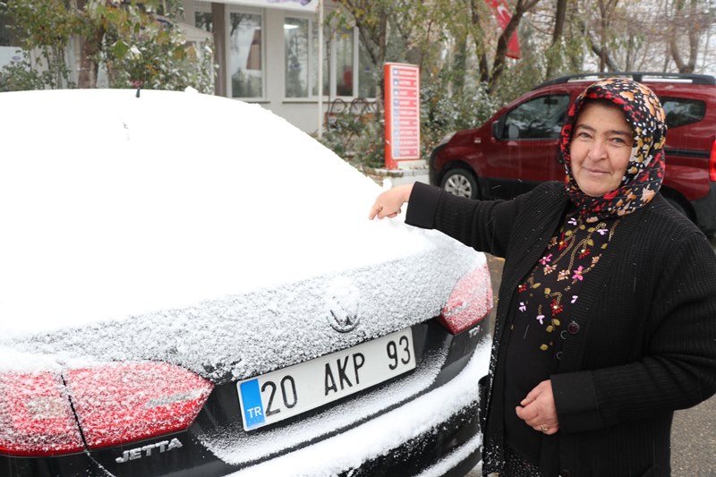 Ege'den kar manzaraları