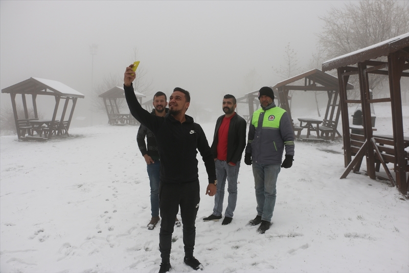 Ege'den kar manzaraları