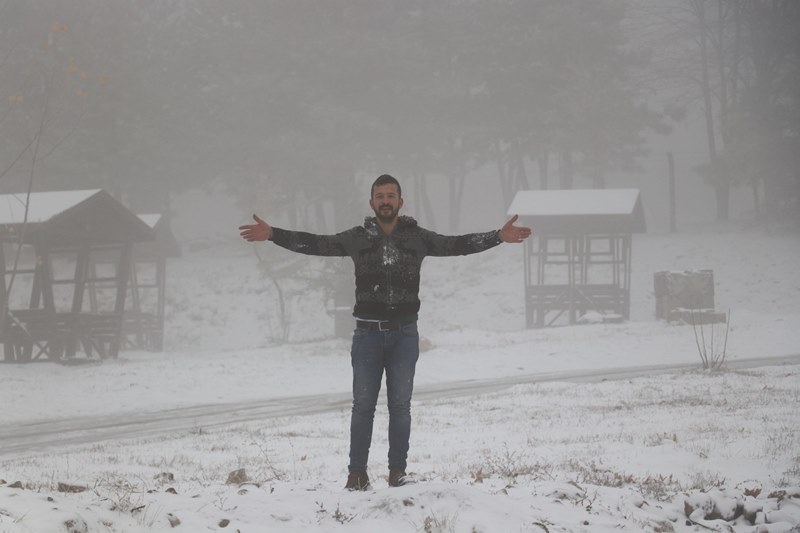 Ege'den kar manzaraları