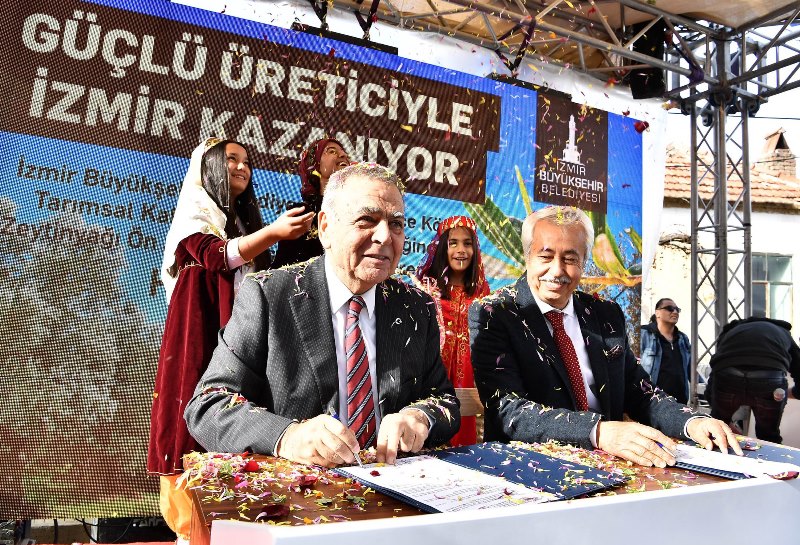 Gödence'de zeytinyağı bayramı