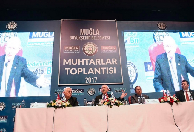Kılıçdaroğlu, Muğla'da muhtarlarla buluştu