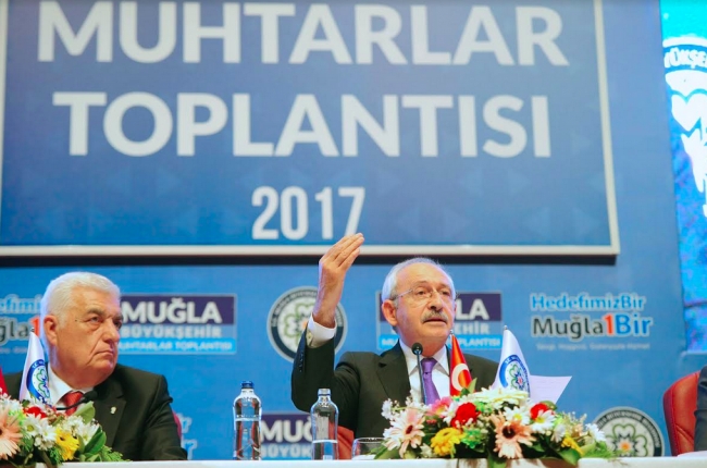 Kılıçdaroğlu, Muğla'da muhtarlarla buluştu