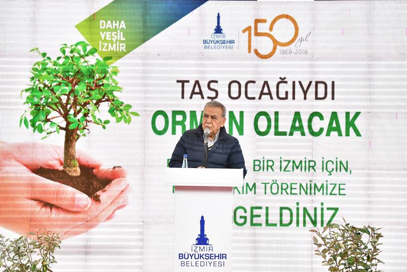 Taş ocağıydı, orman olacak