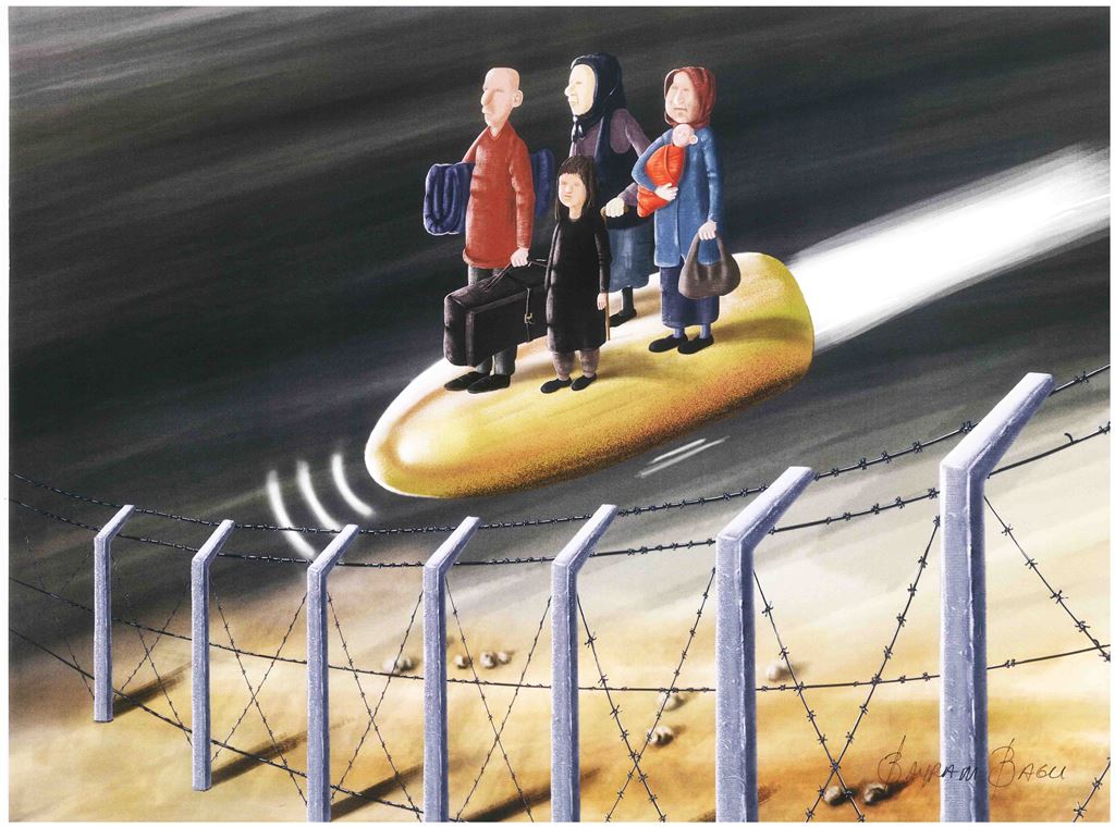 Bayraklı’nın karikatürleri beğeni topluyor