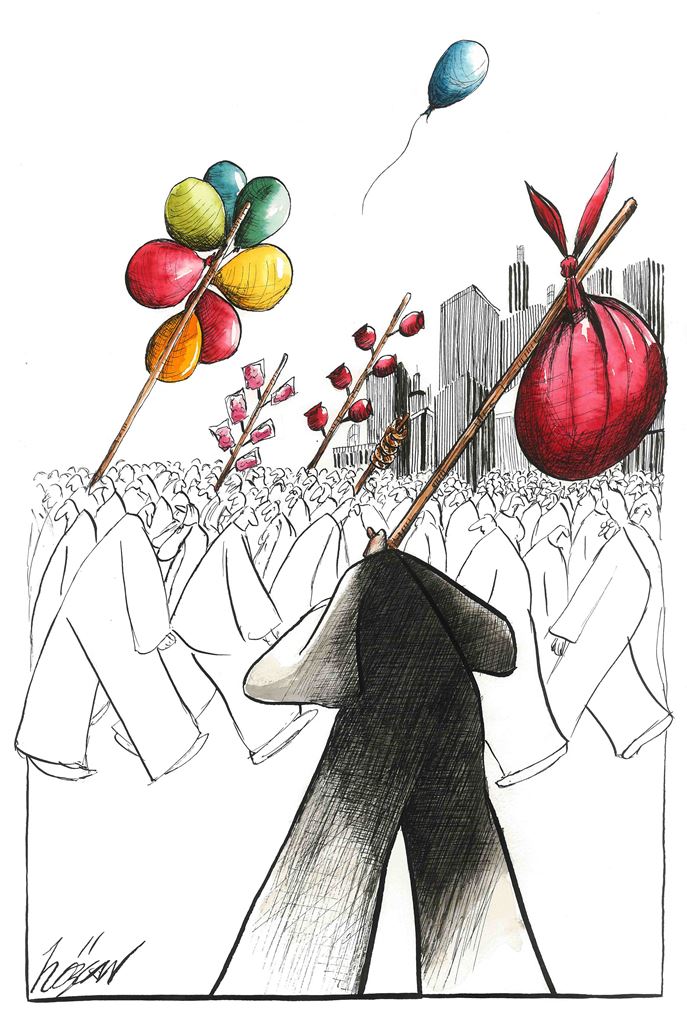 Bayraklı’nın karikatürleri beğeni topluyor