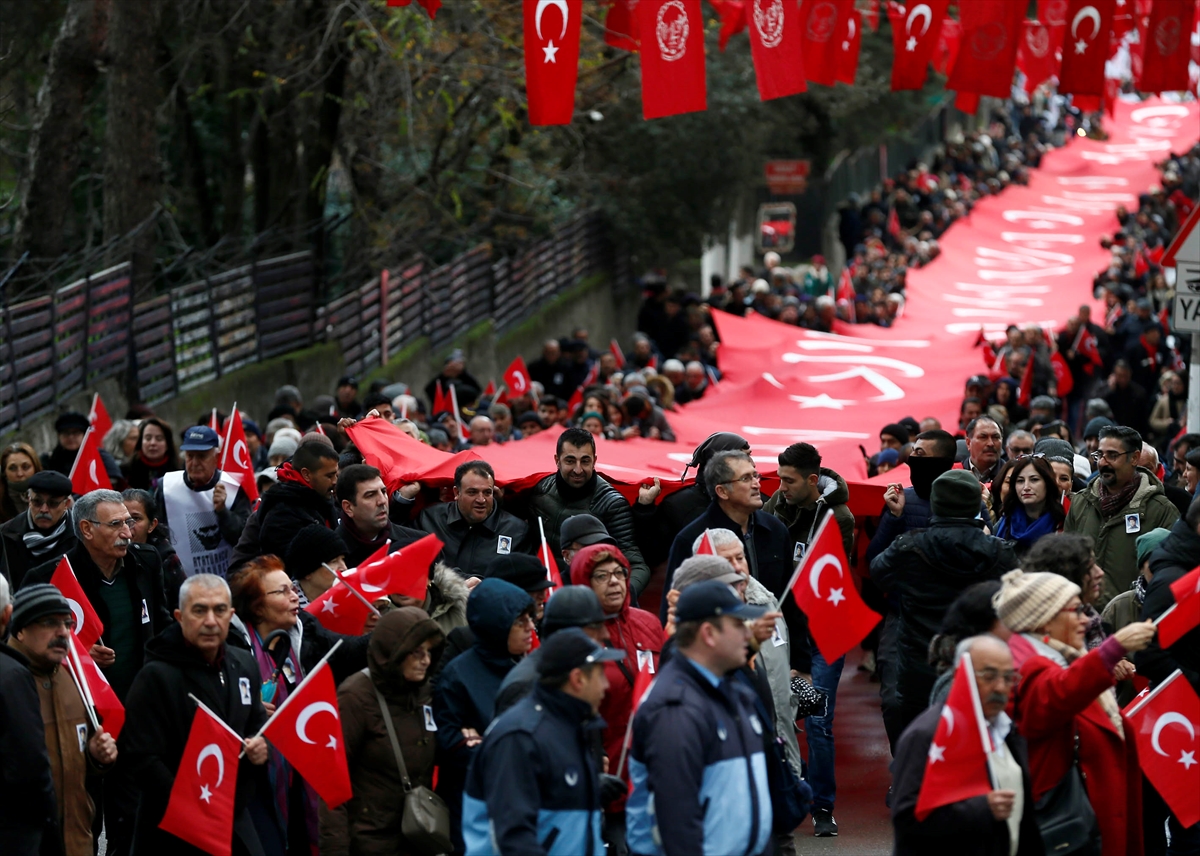 Devrim şehitleri anıldı