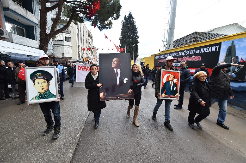 Devrim şehitleri anıldı