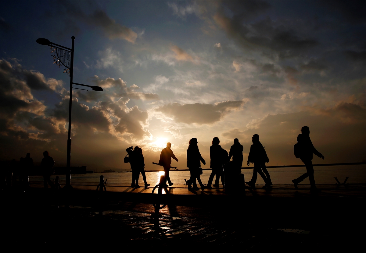 İzmir'de gün batımı