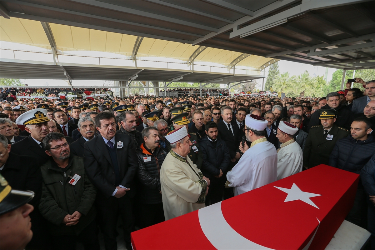 Şehit Pilot Yüzbaşı Karaman son yolculuğuna uğurlandı