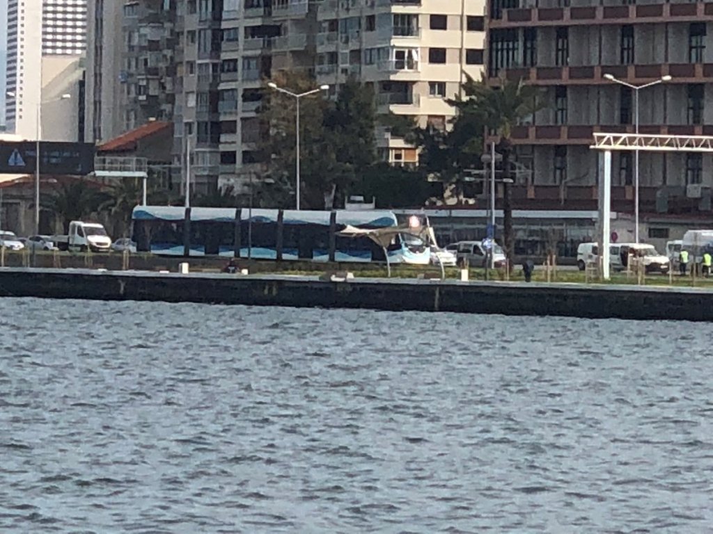 Konak Tramvayı'nda test sürüşü başladı