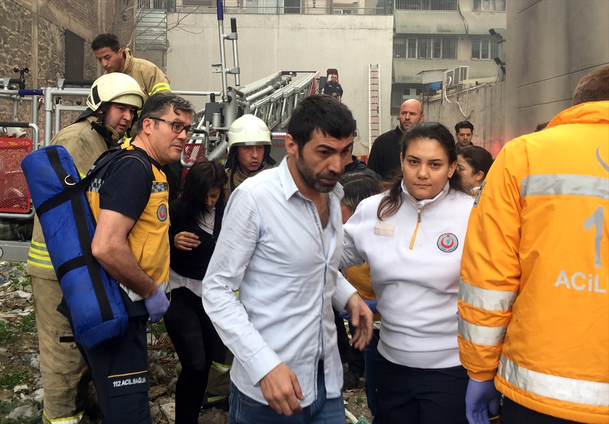 Otelde yangın dehşeti
