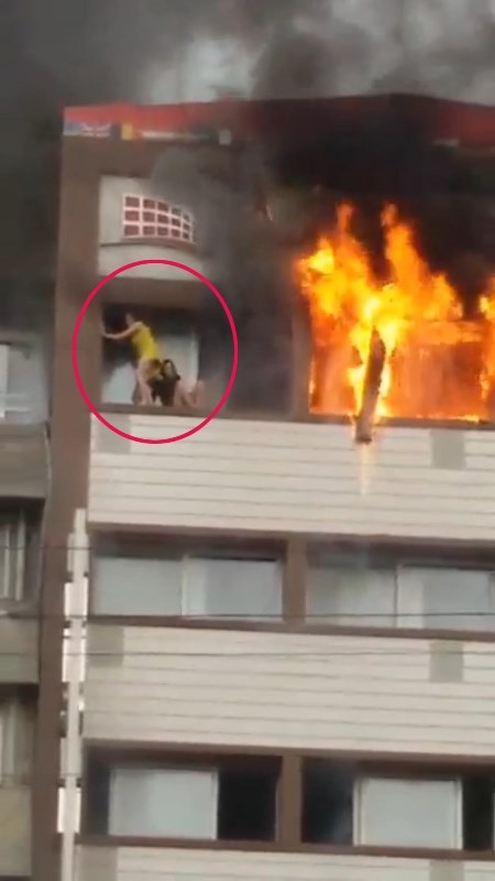 Otelde yangın dehşeti