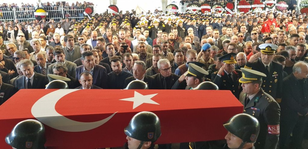 İzmir şehidini uğurladı