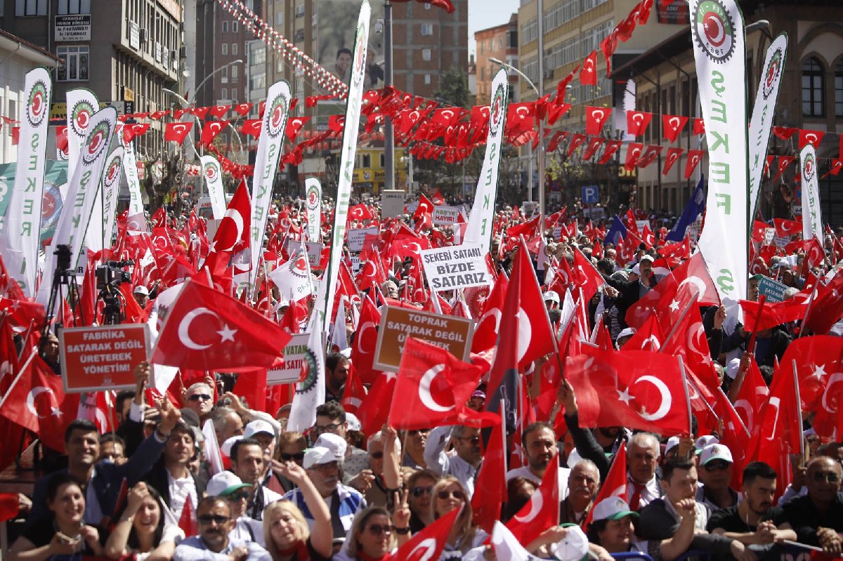 CHP'nin Çorum'daki şeker mitinginden kareler