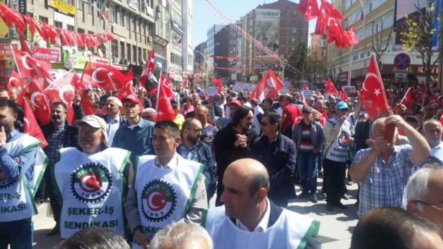 CHP'nin Çorum'daki şeker mitinginden kareler