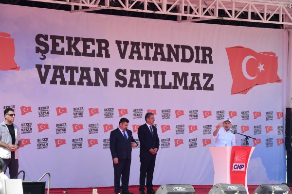 CHP'nin Çorum'daki şeker mitinginden kareler
