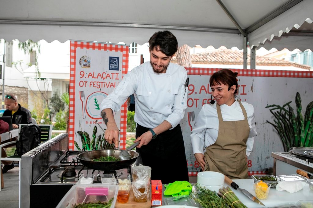 9. Alaçatı Ot Festivali'nden renkli görüntüler