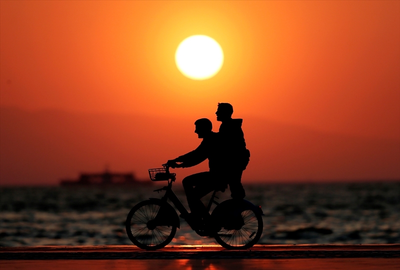 İzmir'de gün batımı