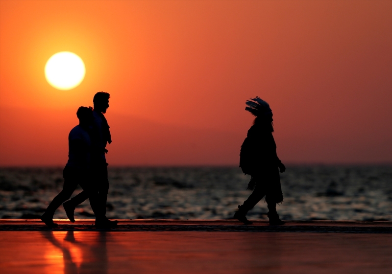 İzmir'de gün batımı