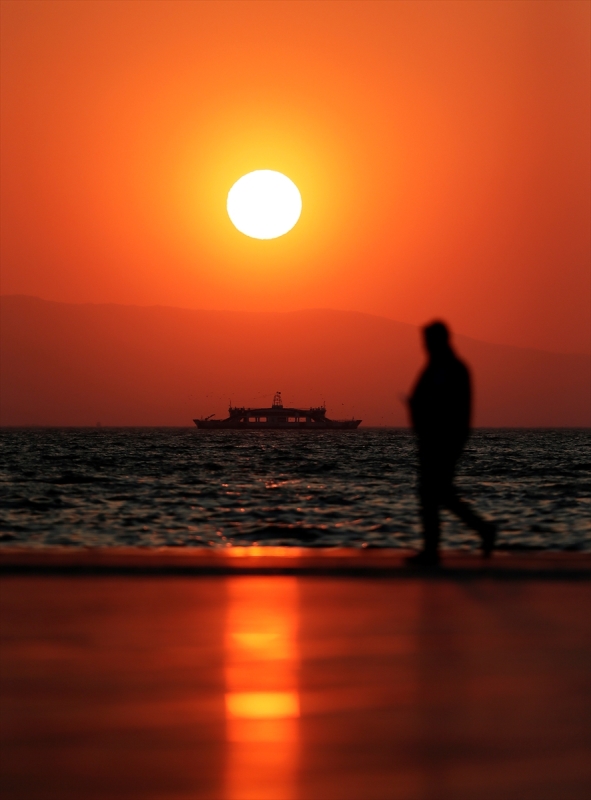 İzmir'de gün batımı
