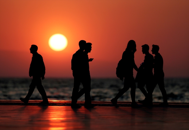 İzmir'de gün batımı