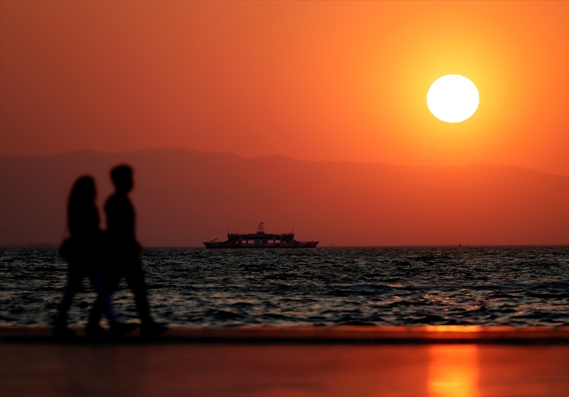 İzmir'de gün batımı