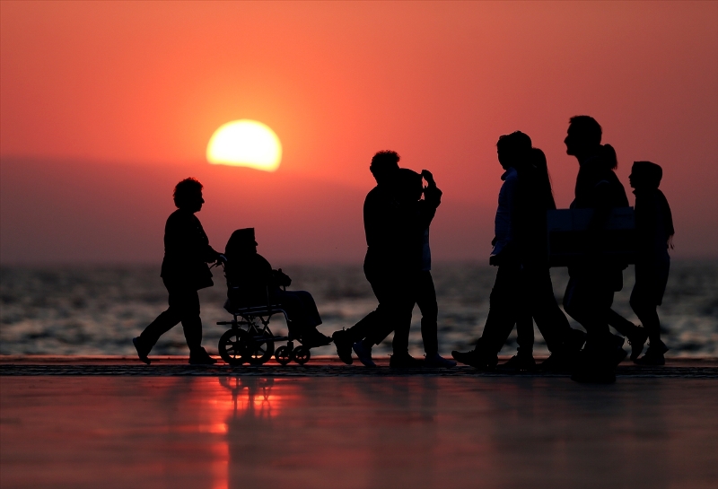 İzmir'de gün batımı