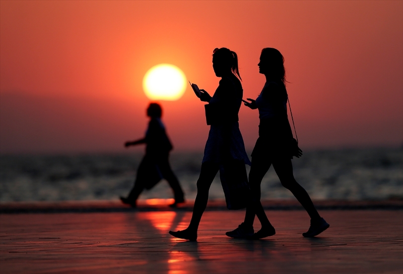 İzmir'de gün batımı