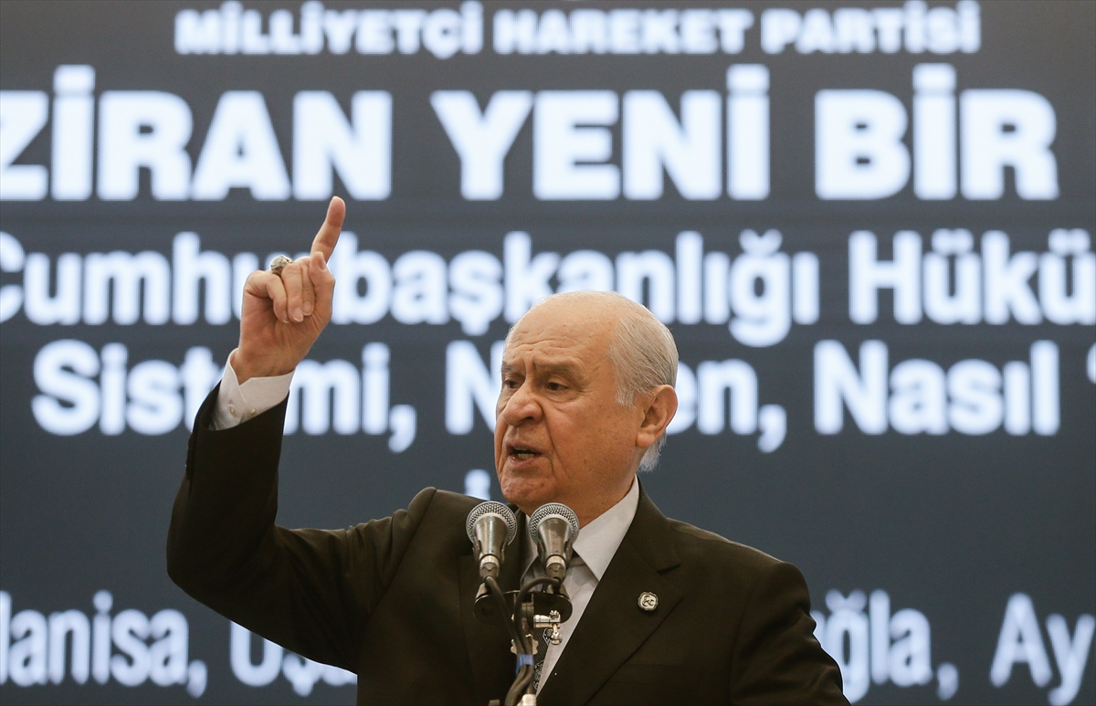 MHP Lideri Bahçeli İzmir'de
