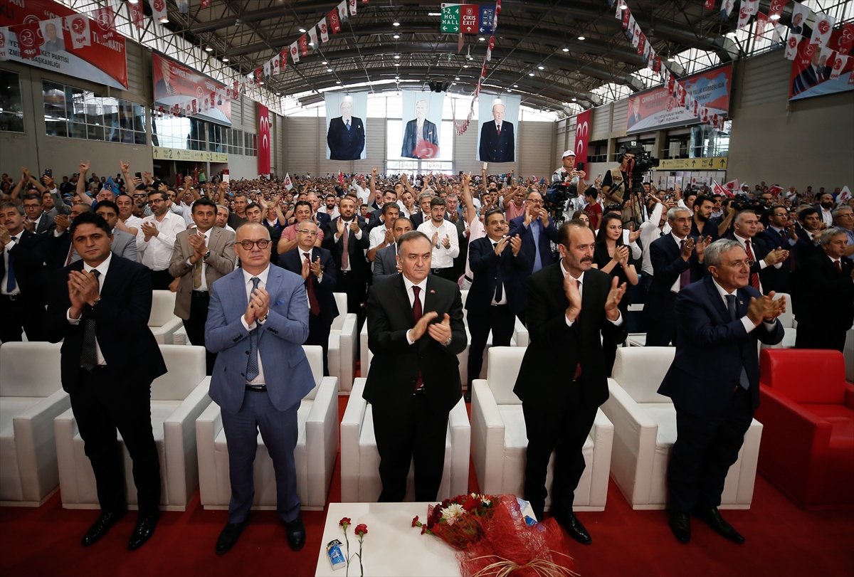 MHP Lideri Bahçeli İzmir'de