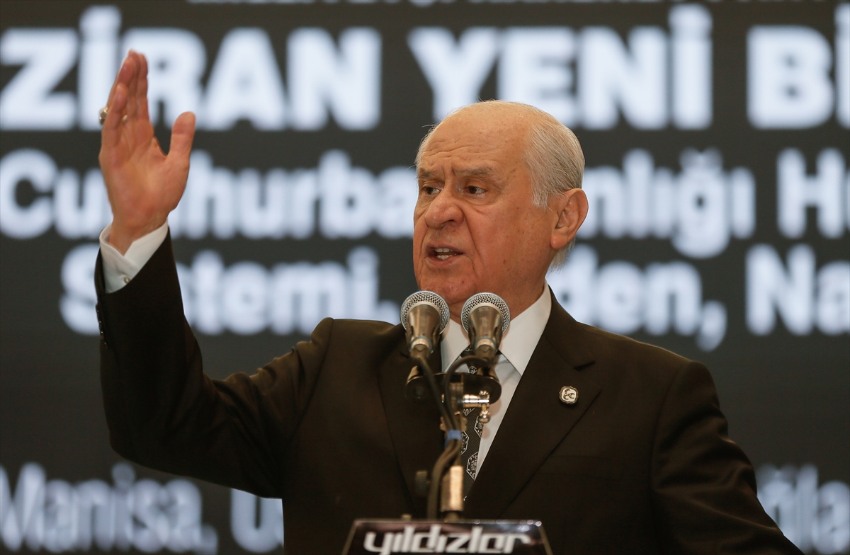 MHP Lideri Bahçeli İzmir'de