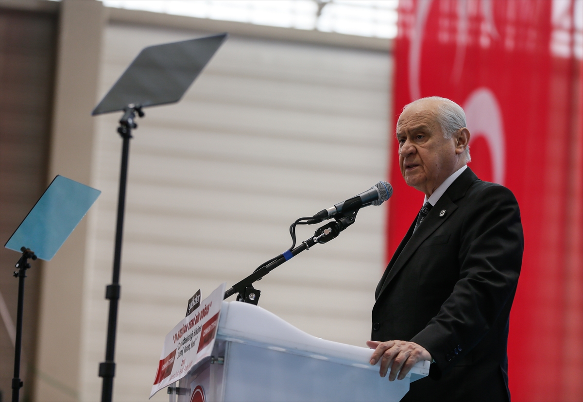 MHP Lideri Bahçeli İzmir'de