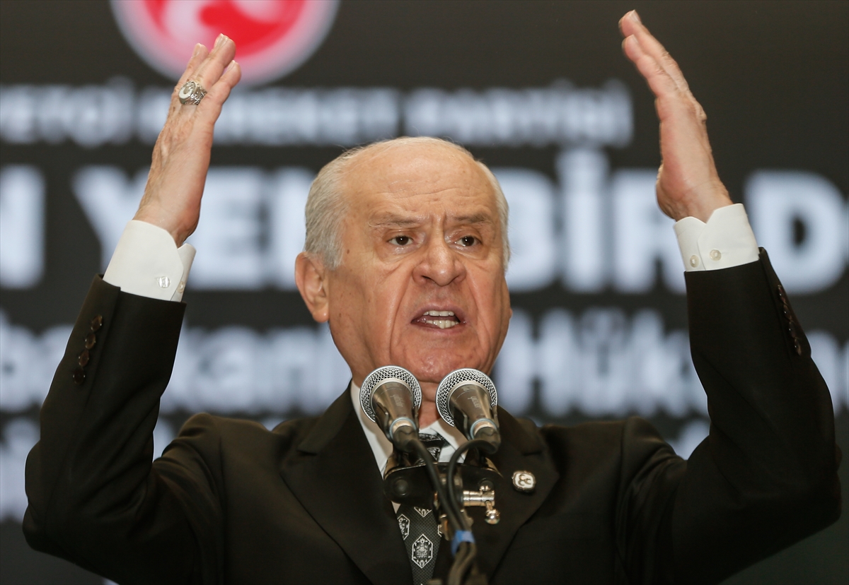 MHP Lideri Bahçeli İzmir'de