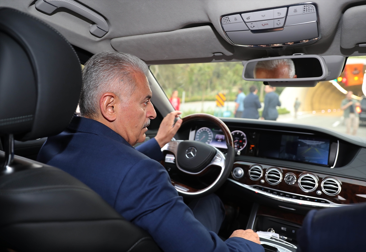 Başbakan Yıldırım Sabuncubeli Tünelleri'ni açtı