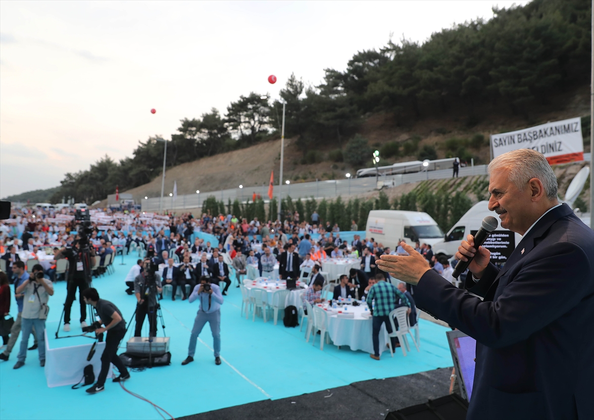 Başbakan Yıldırım Sabuncubeli Tünelleri'ni açtı