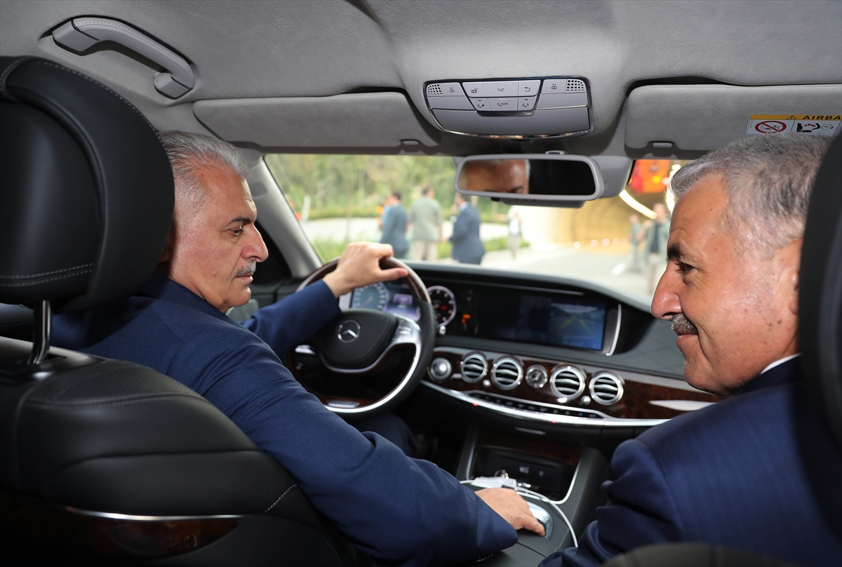 Başbakan Yıldırım Sabuncubeli Tünelleri'ni açtı