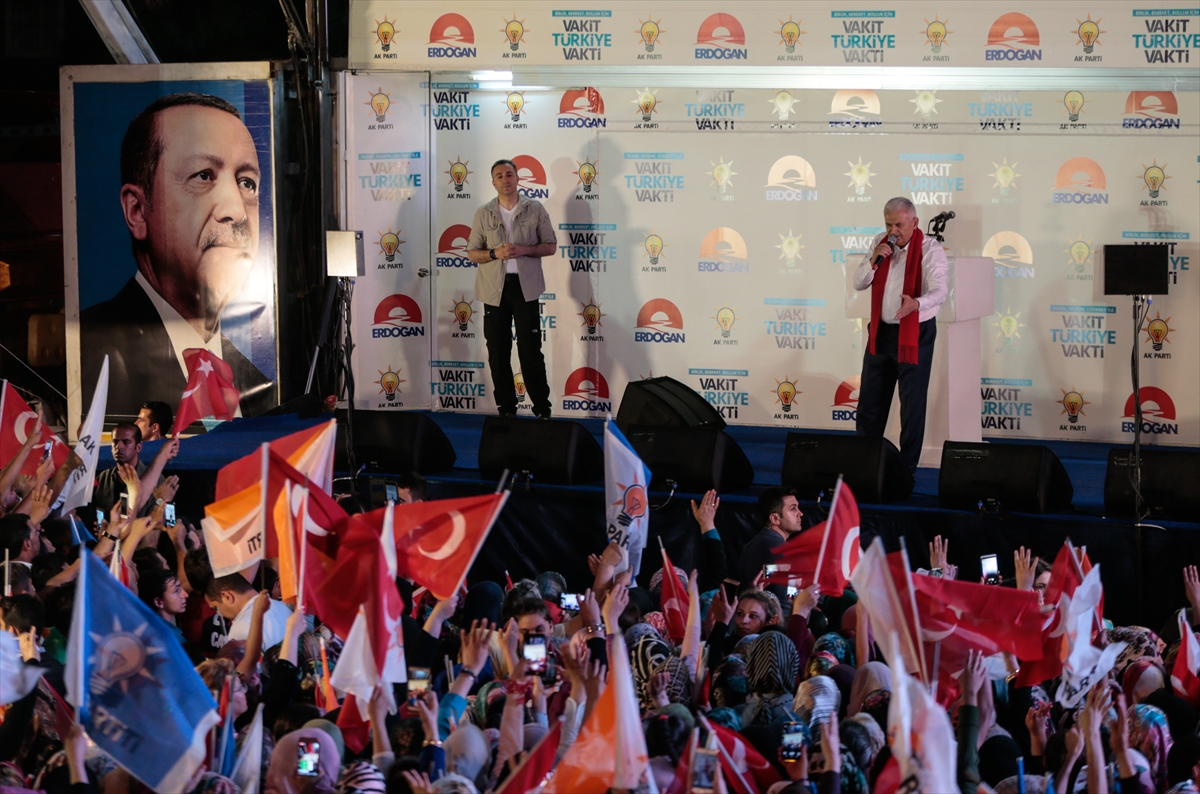 Başbakan Yıldırım'ın Karabağlar mitingi