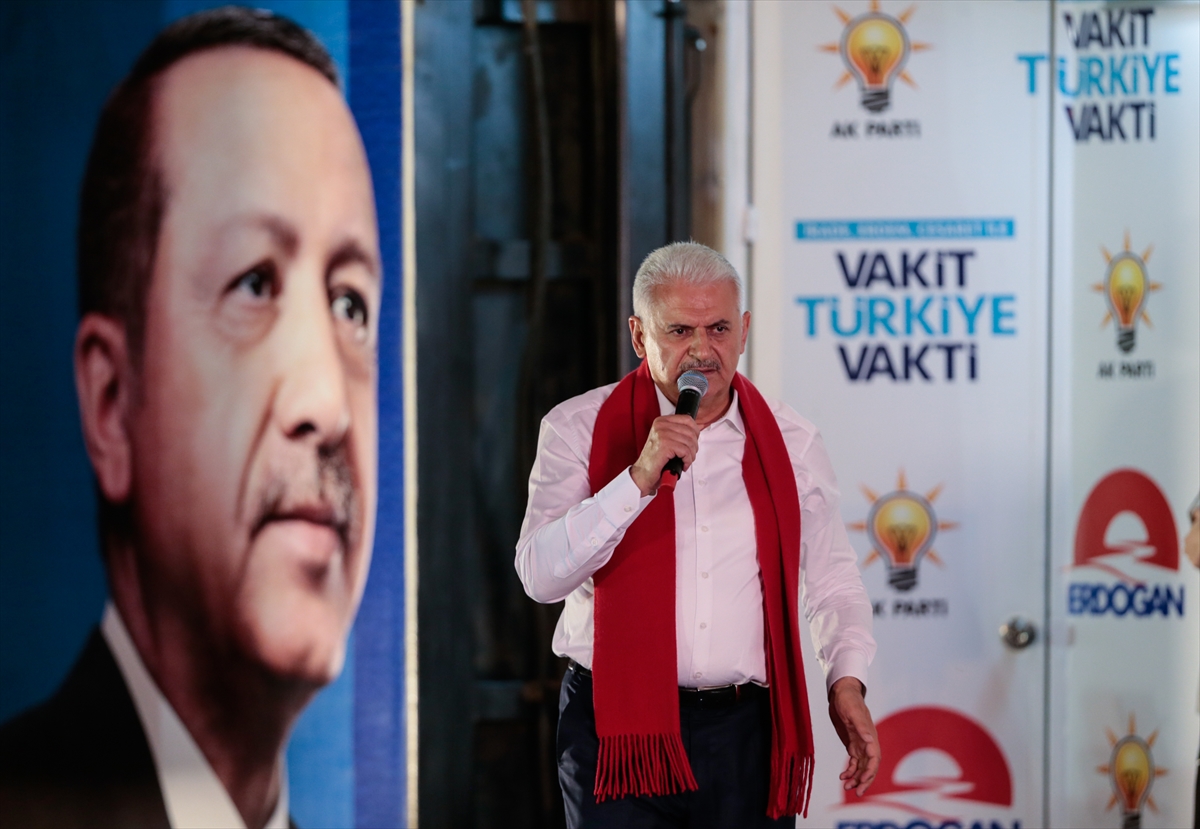 Başbakan Yıldırım'ın Karabağlar mitingi