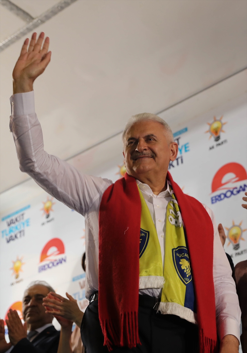 Başbakan Yıldırım'ın Buca mitingi