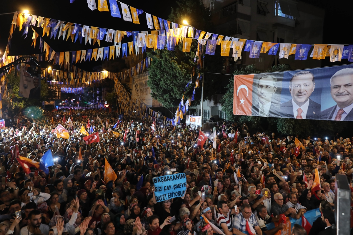 Başbakan Yıldırım'ın Buca mitingi