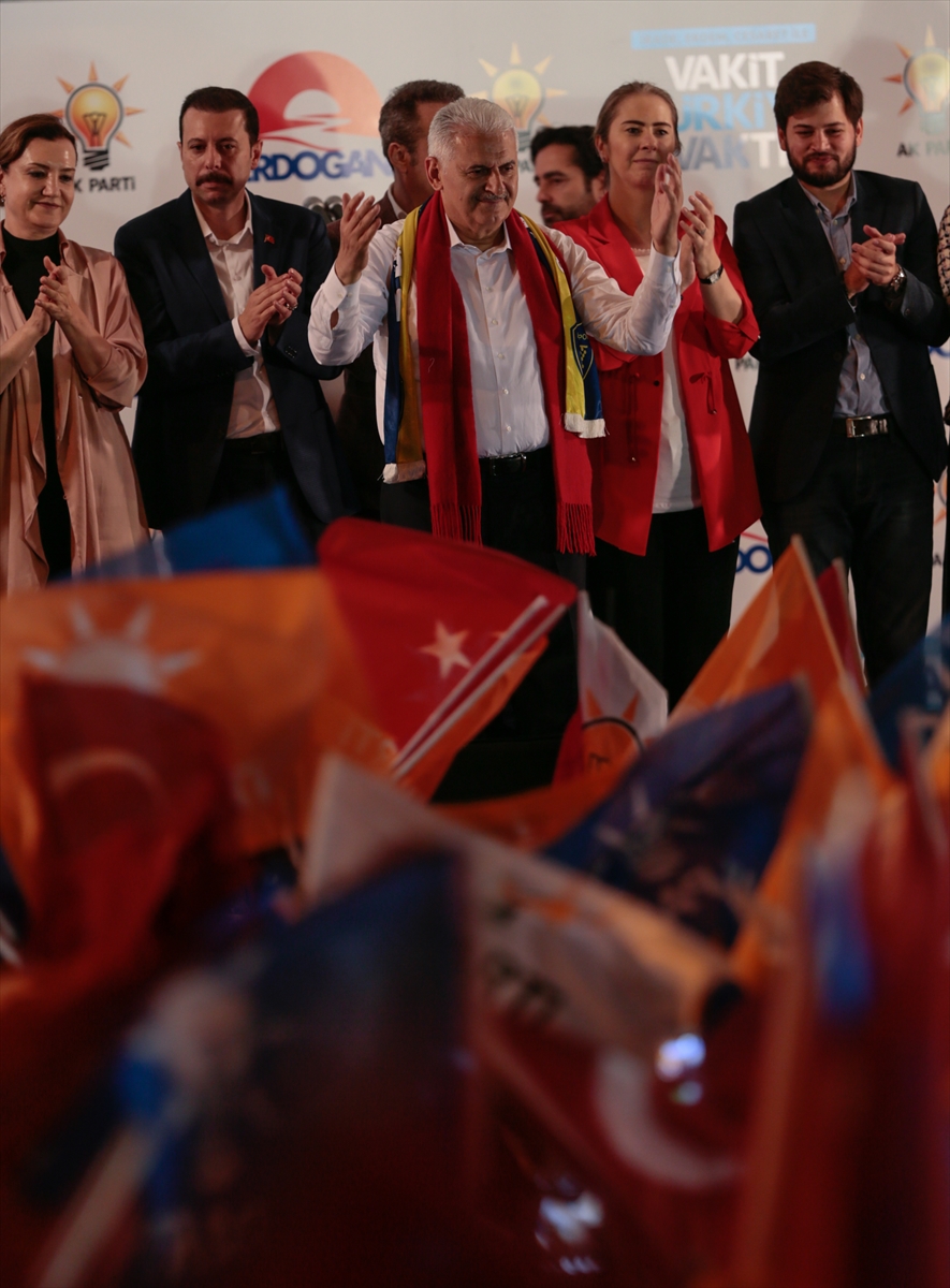 Başbakan Yıldırım'ın Buca mitingi