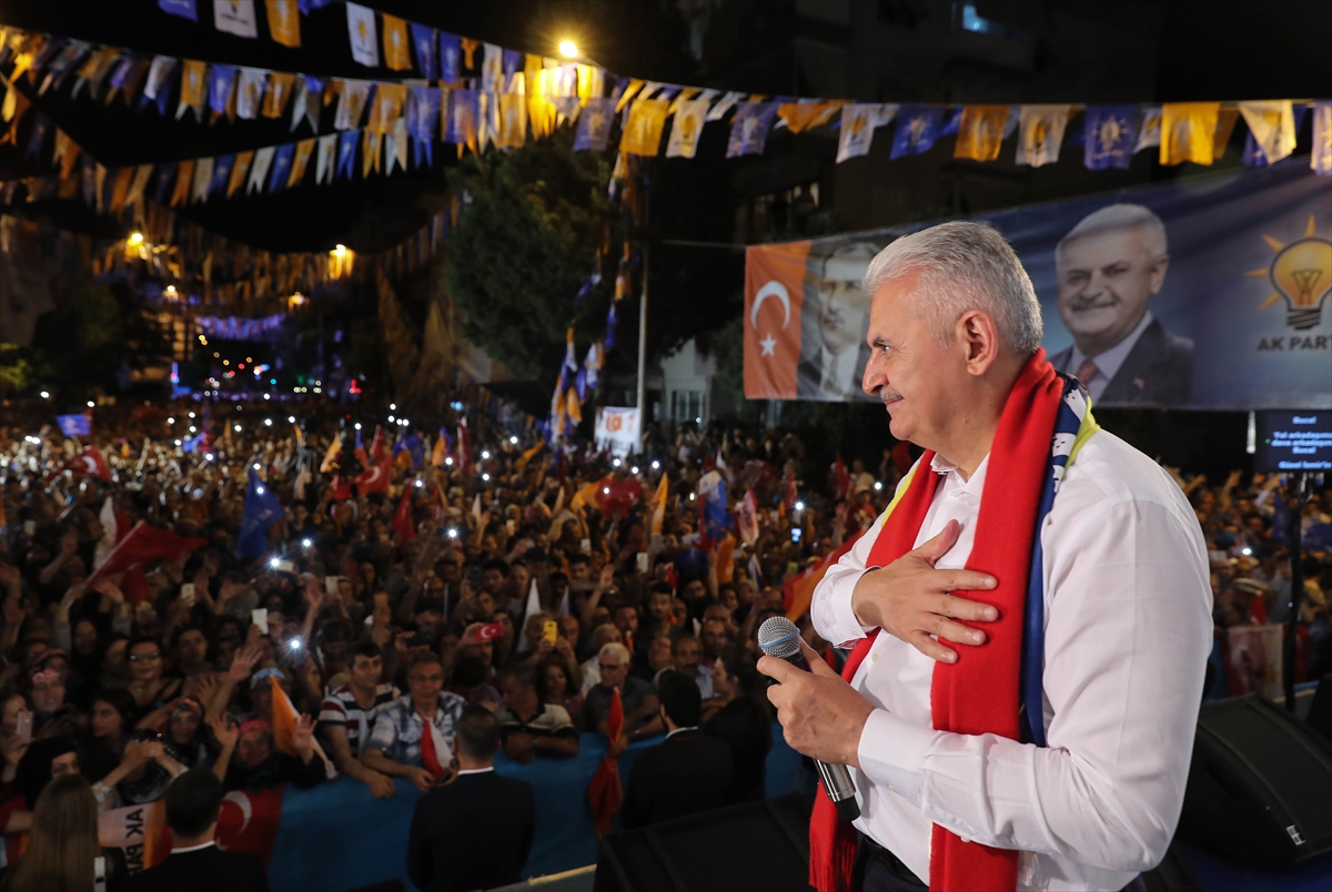 Başbakan Yıldırım'ın Buca mitingi