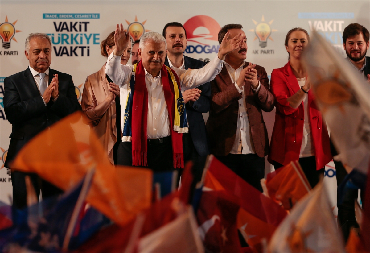 Başbakan Yıldırım'ın Buca mitingi