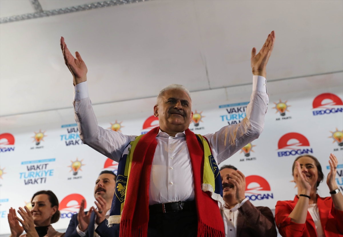 Başbakan Yıldırım'ın Buca mitingi