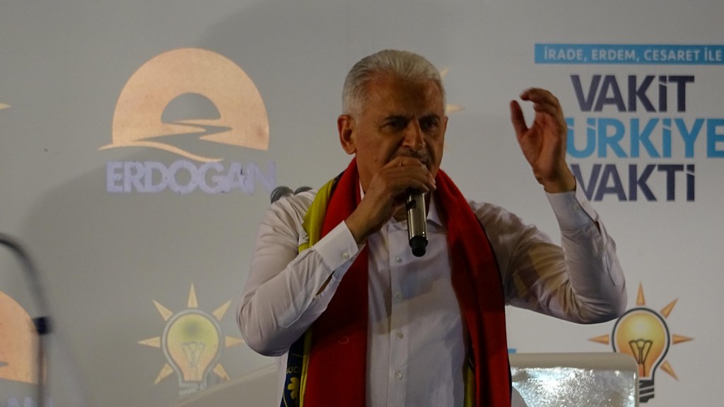 Başbakan Yıldırım'ın Buca mitingi