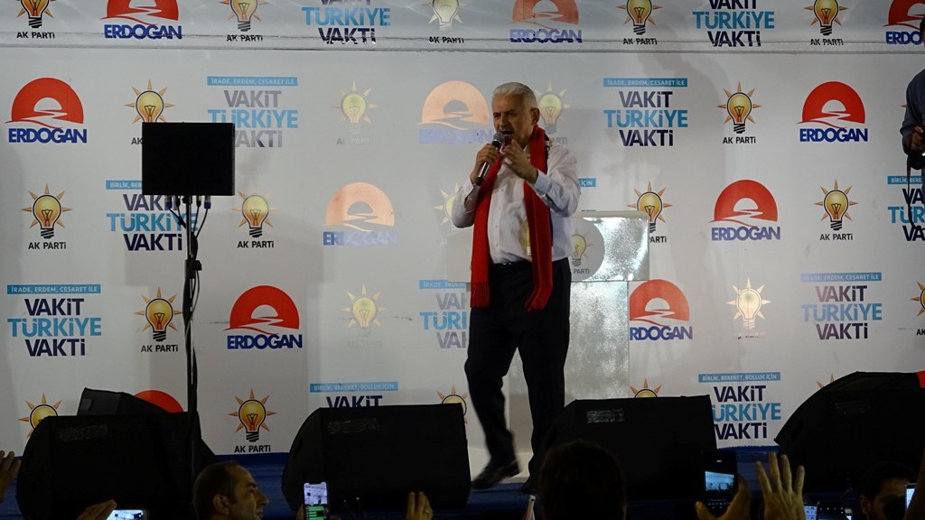 Başbakan Yıldırım'ın Buca mitingi