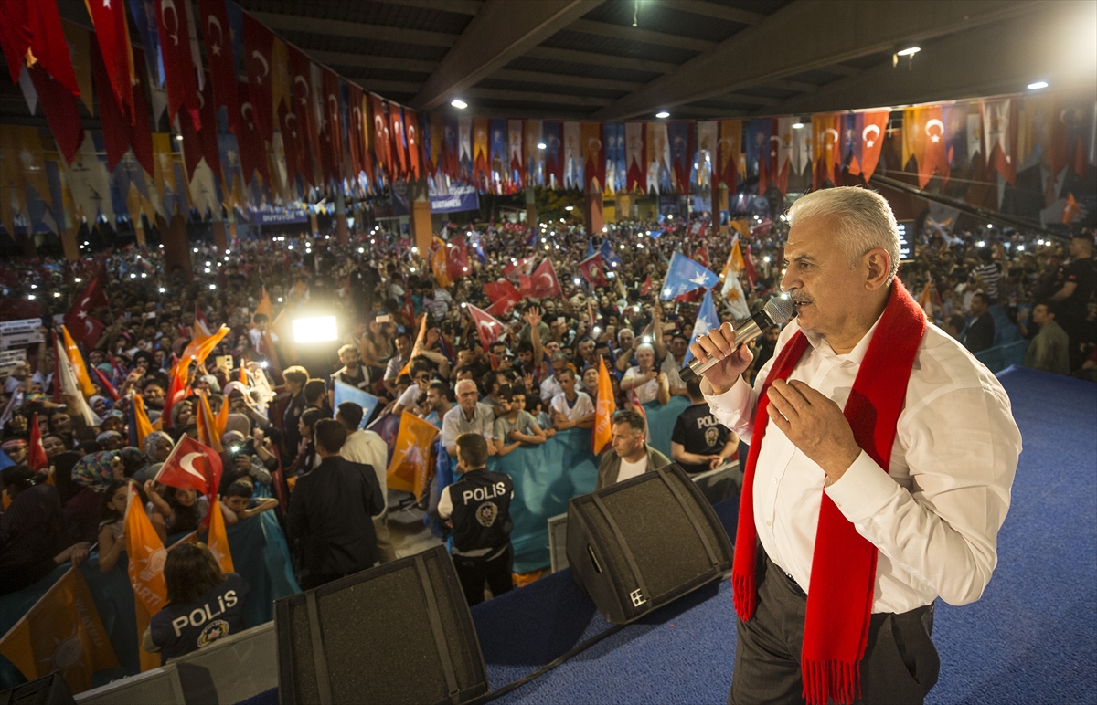 Başbakan Yıldırım'ın Torbalı ve Bayındır mitingi