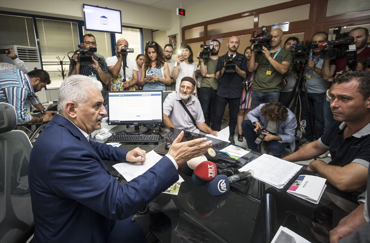 Başbakan Yıldırım Menderes'te